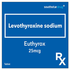 Rx: Euthyrox 25mcg Tablet - Southstar Drug