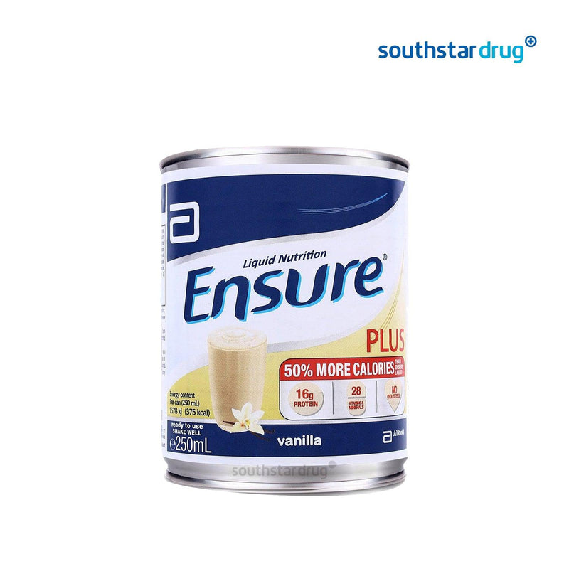 Ensure Plus Liquid Vanilla 250 ml Can - Southstar Drug