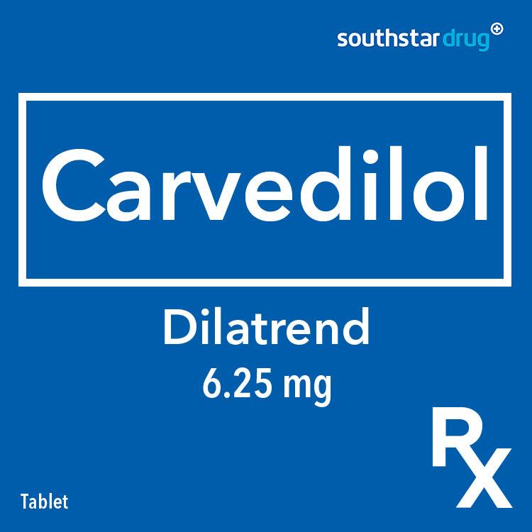 Rx: Dilatrend 6.25mg Tablet - Southstar Drug