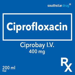 Rx: Ciprobay I.V. Vial 400mg 200ml - Southstar Drug