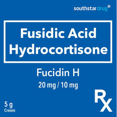 Rx: Fucidin - H 20 mg / 10 mg 5 g Cream - Southstar Drug