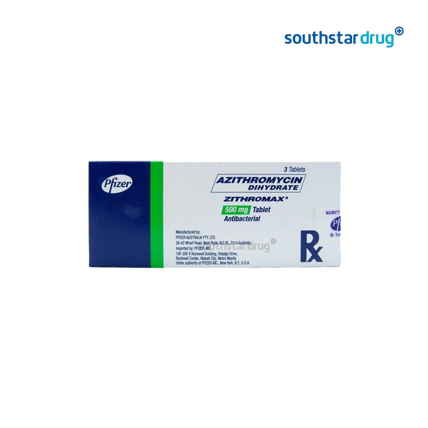 Rx: Zithromax 500mg Tablet - Southstar Drug