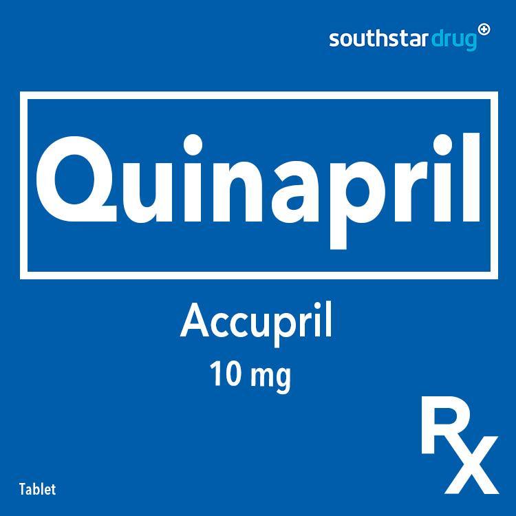 Rx: Accupril 10mg Tablet - Southstar Drug