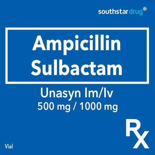 Rx: Unasyn IM / IV 500mg / 1000mg Vial - Southstar Drug