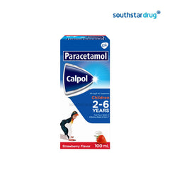 Calpol Paracetamol Strawberry Flavor 100ml - Southstar Drug