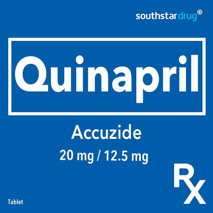 Rx: Accuzide 20mg / 12.5mg Tablet - Southstar Drug