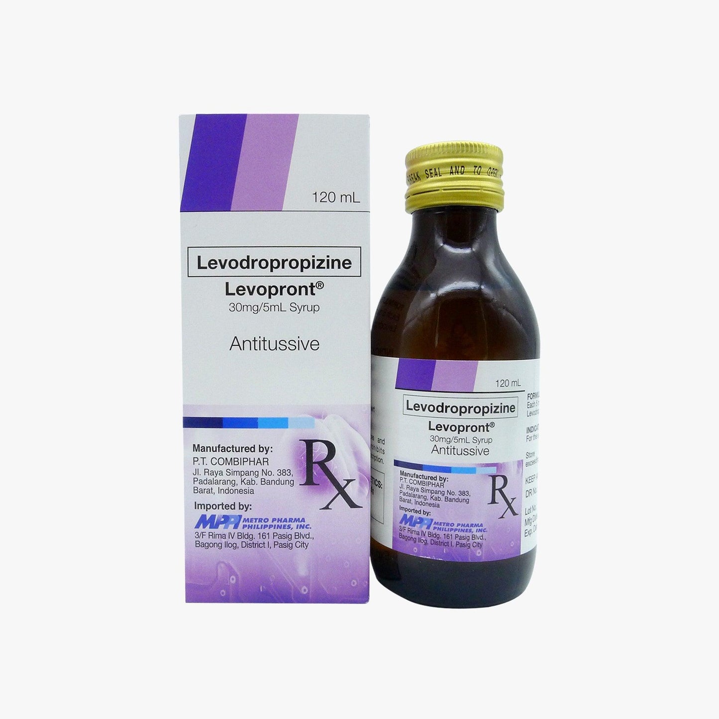 Rx: Levopront 30mg / 5ml 120ml Syrup - Southstar Drug