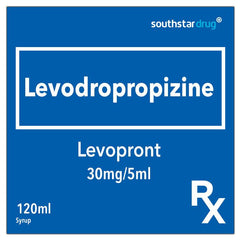 Rx: Levopront 30mg / 5ml 120ml Syrup - Southstar Drug