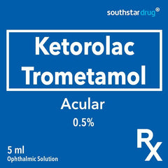 Rx: Acular 0.5% 5 ml Ophthalmic Solution - Southstar Drug