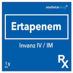Rx: Invanz IV / IM 1 g Vial - Southstar Drug