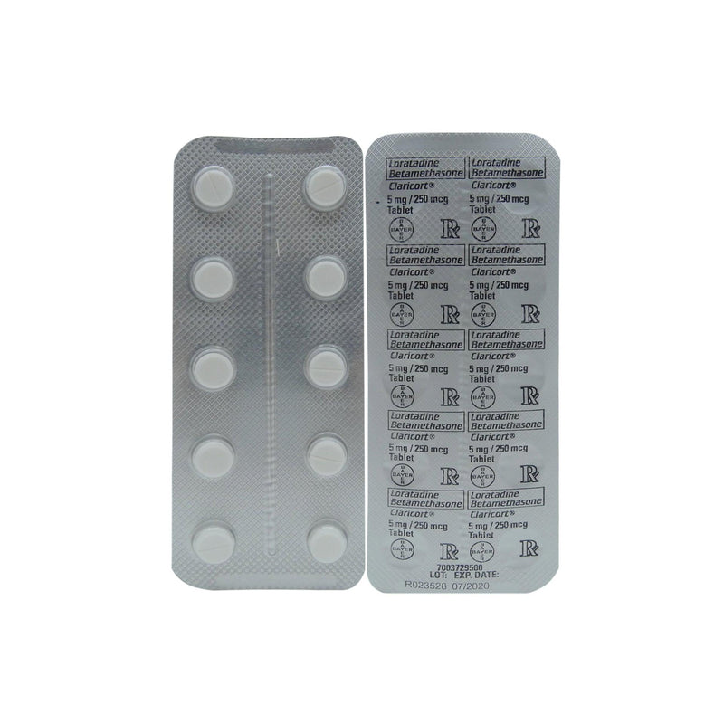 Rx: Claricort 5mg / 250mcg Tablet - Southstar Drug