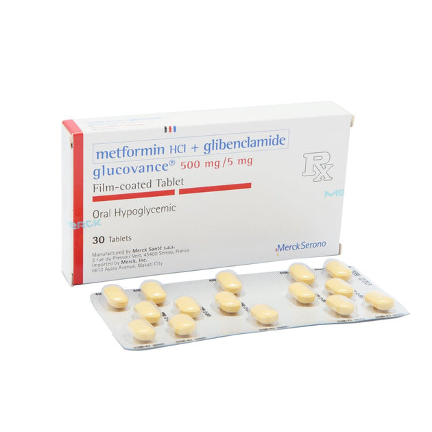 Buy Rx: Glucovance 500 mg / 5 mg Tablet Online | Southstar Drug