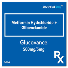 Rx: Glucovance 500mg / 5mg Tablet