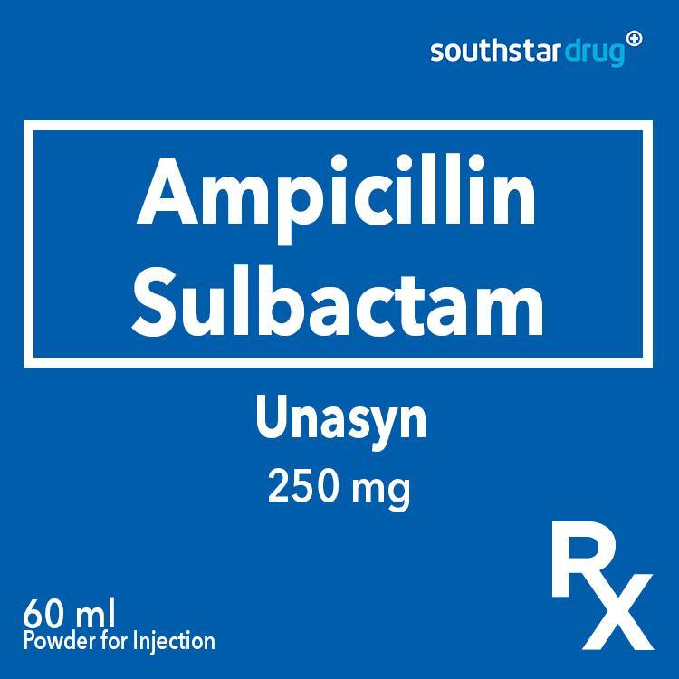 Rx: Unasyn 250mg 60ml Powder For Injection - Southstar Drug