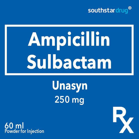 Rx: Unasyn 250mg 60ml Powder For Injection - Southstar Drug