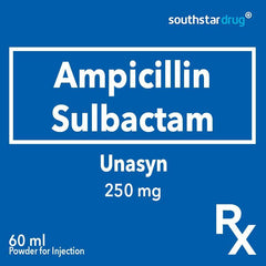 Rx: Unasyn 250 mg 60 ml Powder For Injection - Southstar Drug