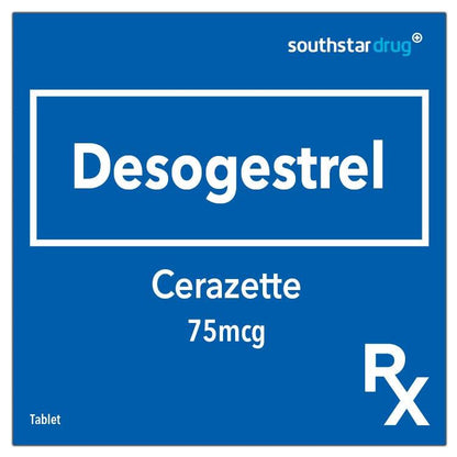 Rx: Cerazette 75mcg Tablet - Southstar Drug