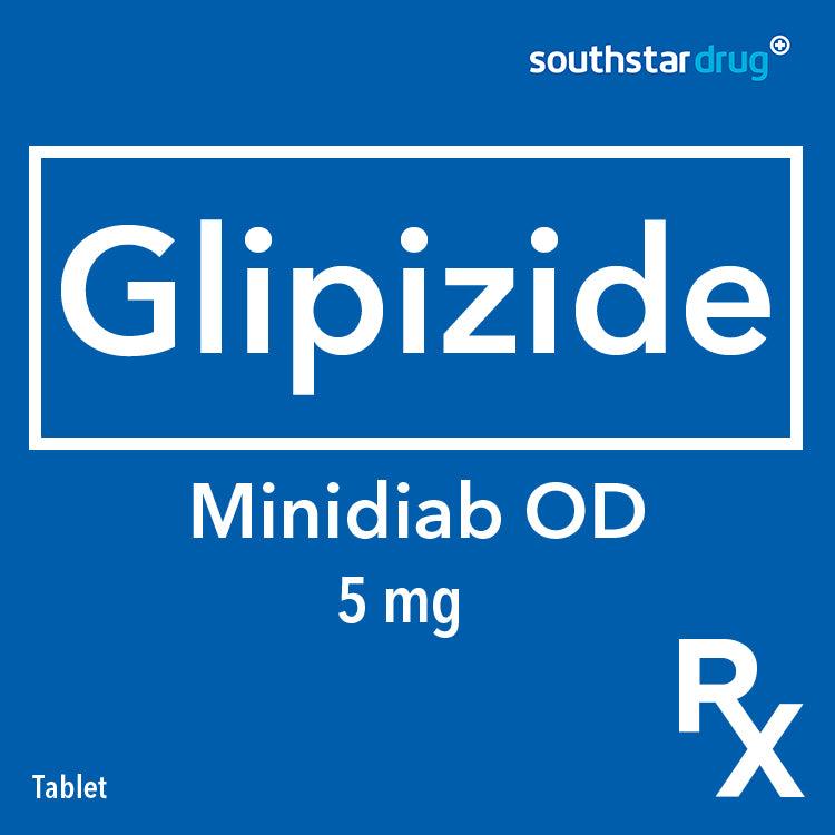 Rx: Minidiab OD 5mg Tablet - Southstar Drug