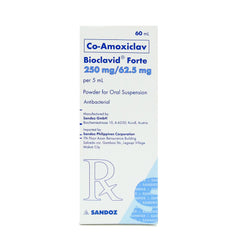 Rx: Bioclavid Forte 250 mg / 62.5 mg 60 ml Suspension - Southstar Drug