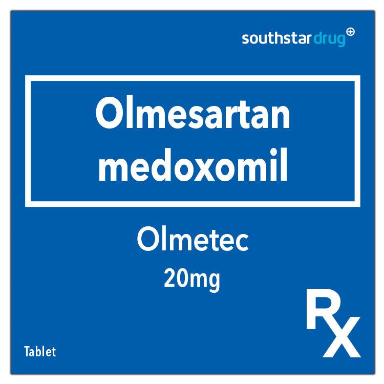 Rx: Olmetec 20mg Tablet