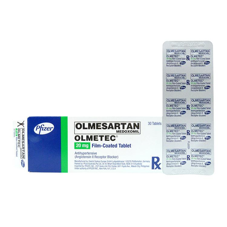 Rx: Olmetec 20mg Tablet