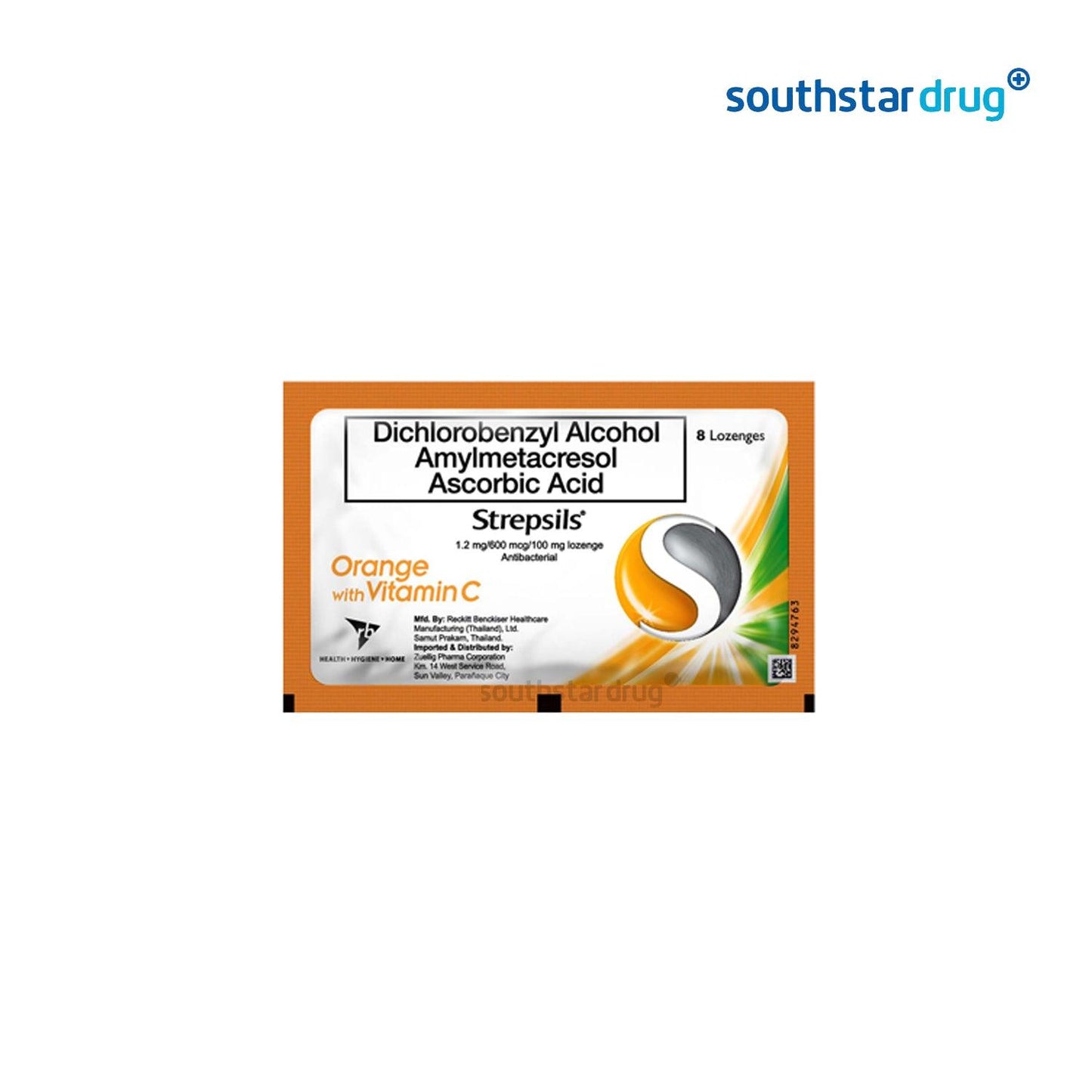 Strepsils Orange-Flavored Lozenges - Southstar Drug