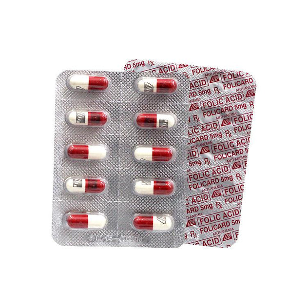 Buy Folicard 5 Mg Capsule - 20s Online | Southstar Drug