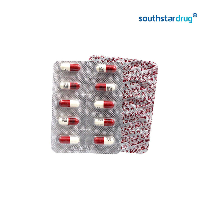 Folicard 5 mg Capsule - 20s - Southstar Drug