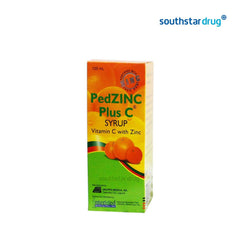 PedZINC Plus C 100mg 120ml Syrup - Southstar Drug