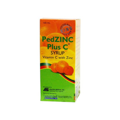 PedZINC Plus C 100mg 120ml Syrup - Southstar Drug