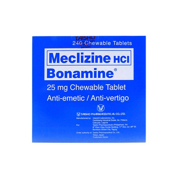 Bonamine 25 mg Chewable Tablet - 20s - Southstar Drug