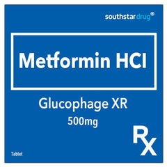 Rx: Glucophage XR 500mg Tablet - Southstar Drug