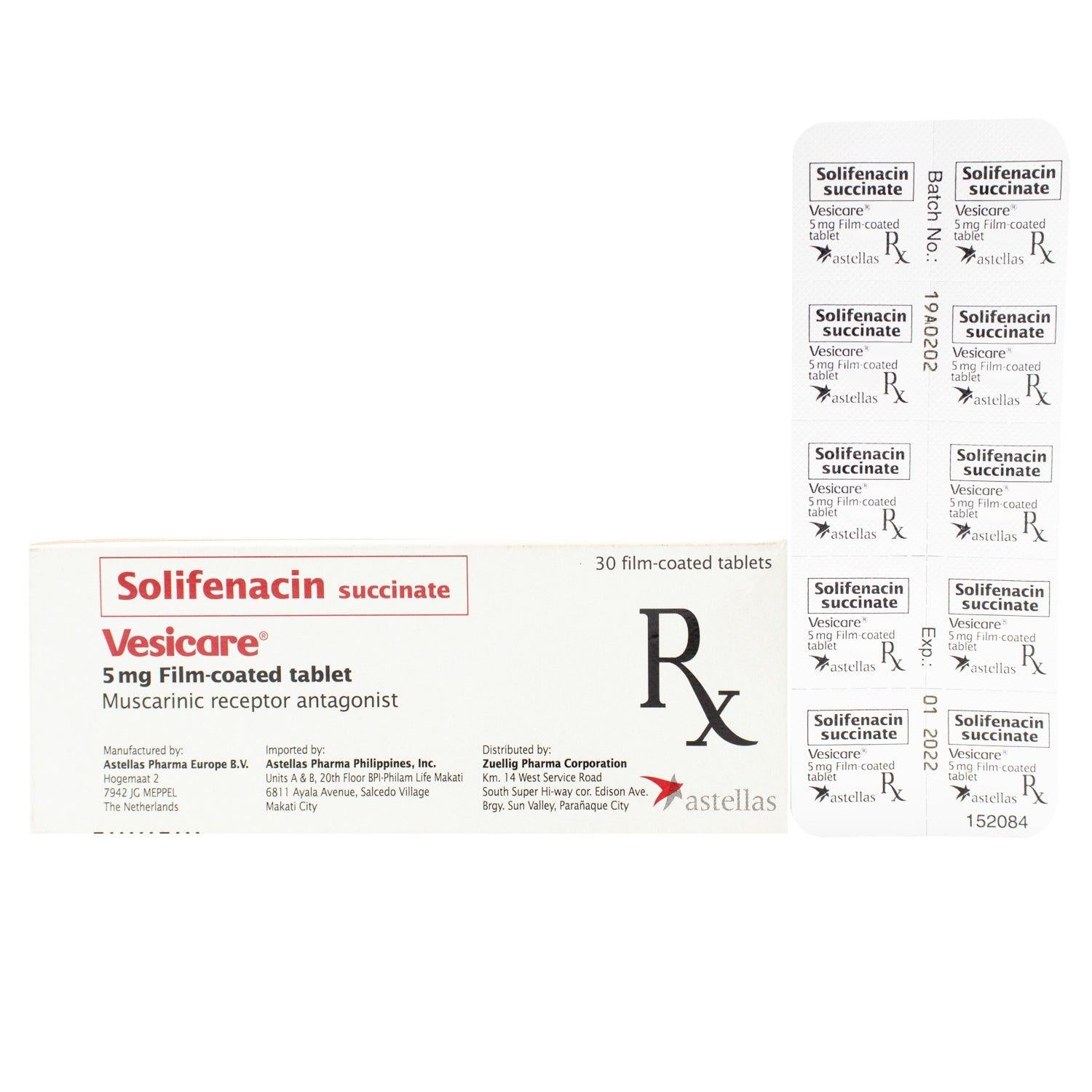 Rx: Vesicare 5mg Tablet - Southstar Drug