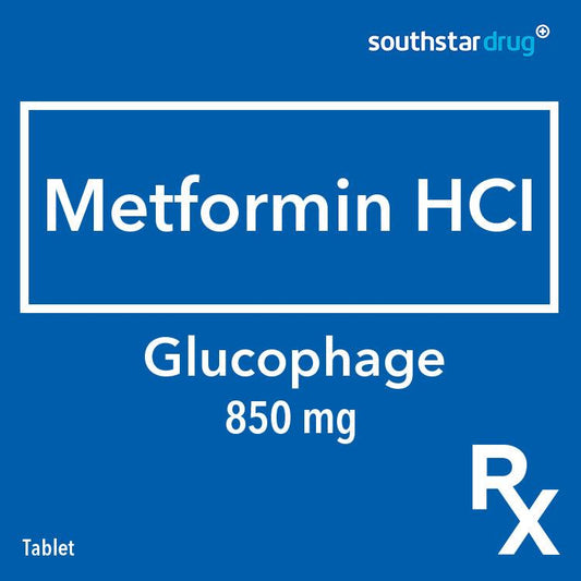 Rx: Glucophage 850mg Tablet - Southstar Drug