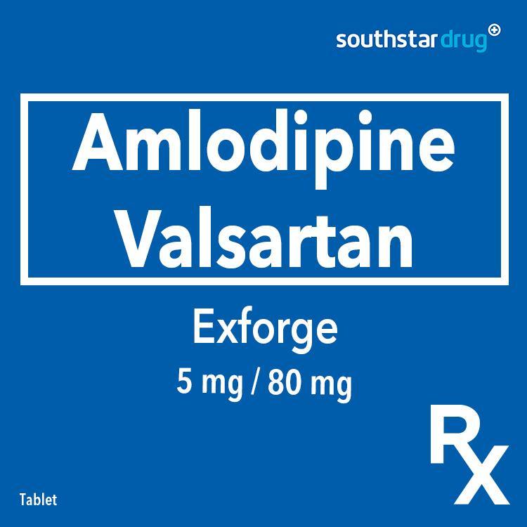 Rx: Exforge 5mg / 80mg Tablet - Southstar Drug