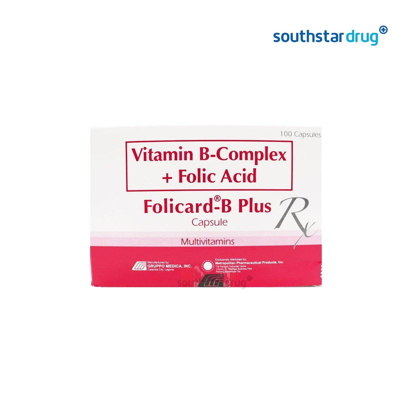 Folicard B Plus Capsule - 20s - Southstar Drug