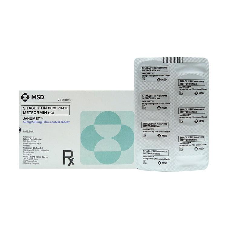 Rx: Janumet 50mg / 500mg Tablet - Southstar Drug