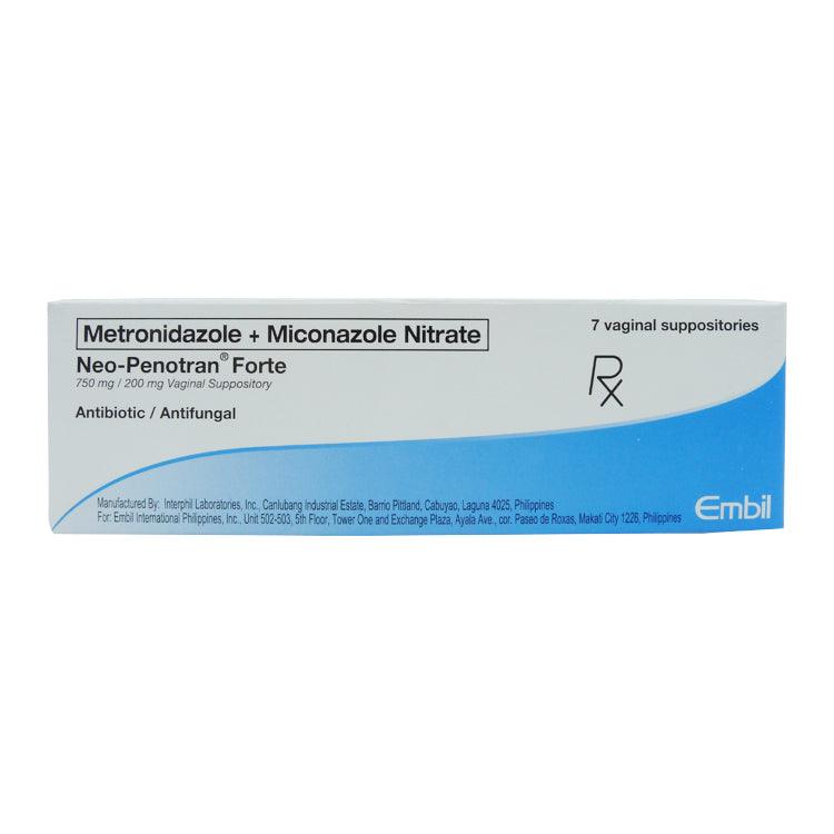 Rx: Neo - Penotran Forte 750mg / 200mg Vaginal Suppository - Southstar Drug