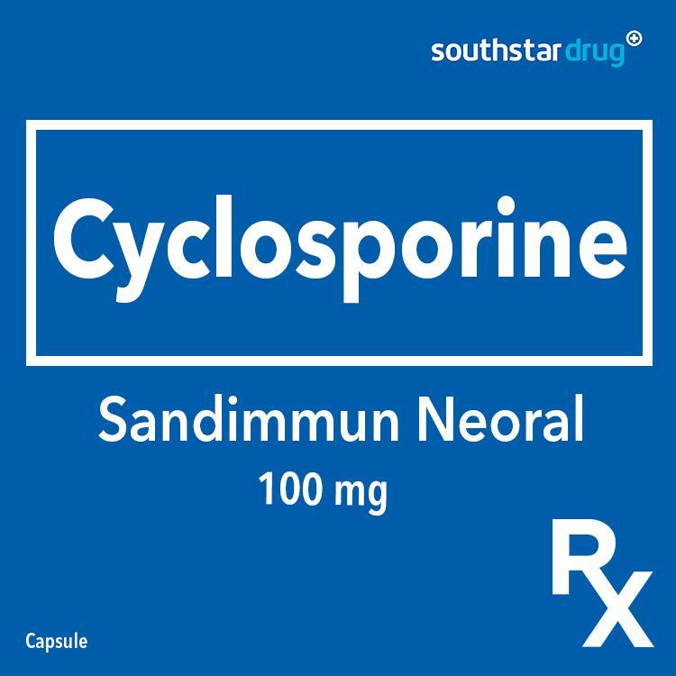 Rx: Sandimmun Neoral 100mg Capsule - Southstar Drug