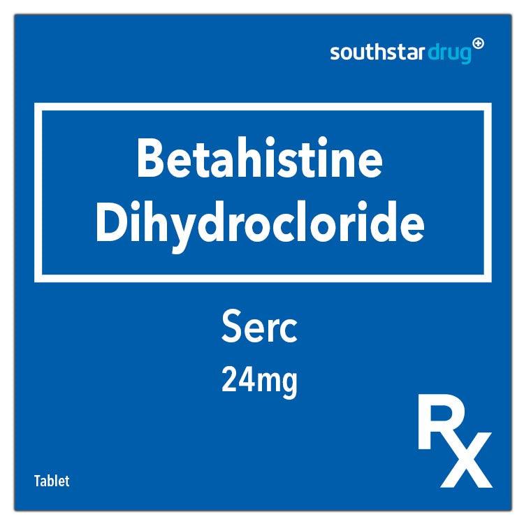 Rx: Serc 24mg Tablet - Southstar Drug