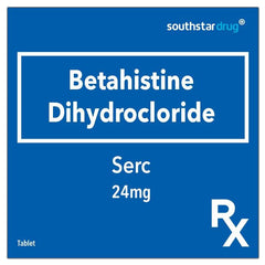 Rx: Serc 24mg Tablet - Southstar Drug