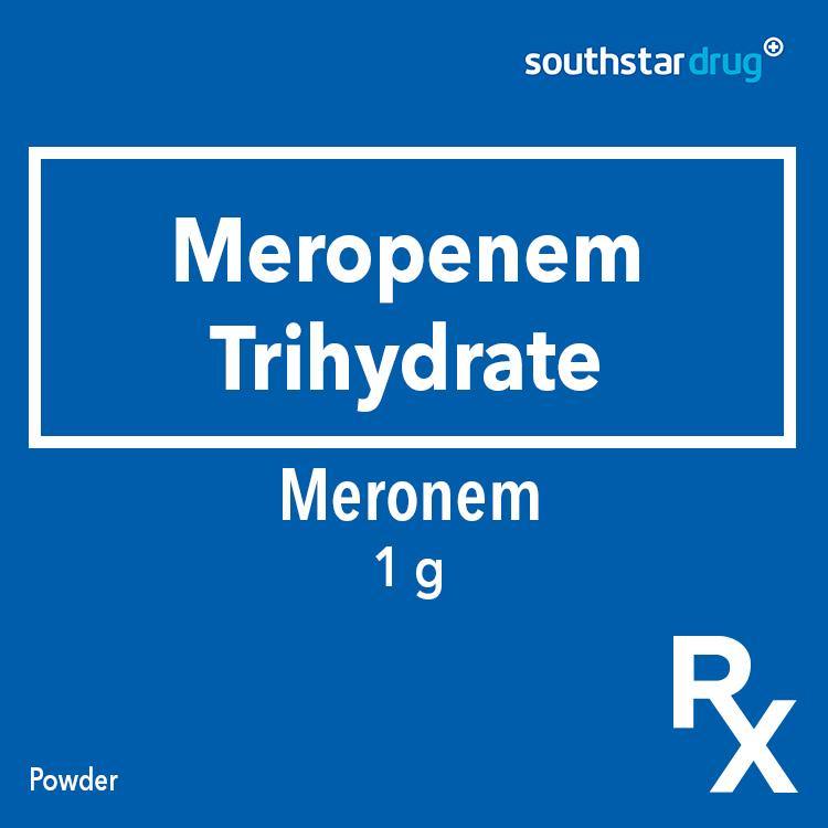 Rx: Meronem Powder 1 g - Southstar Drug