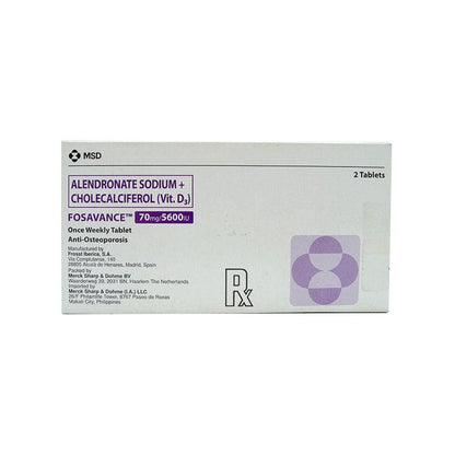 Rx: Fosavance 70mg / 5600 IU Tablet - Southstar Drug