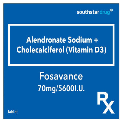 Rx: Fosavance 70mg / 5600 IU Tablet - Southstar Drug