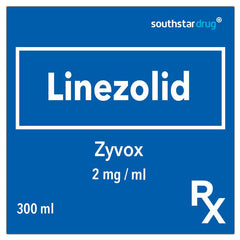 Rx: Zyvox 2mg / 2ml 300ml - Southstar Drug