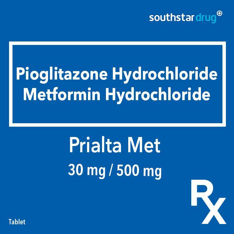 Rx: Prialta Met 30mg / 500mg Tablet - Southstar Drug