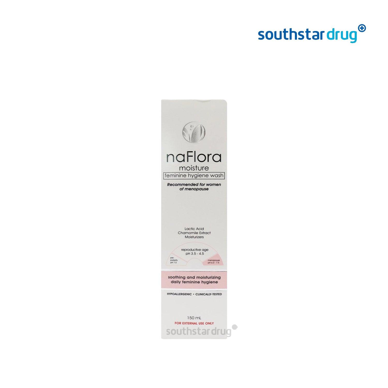 Naflora Moisture Feminine Hygiene Wash 150ml - Southstar Drug