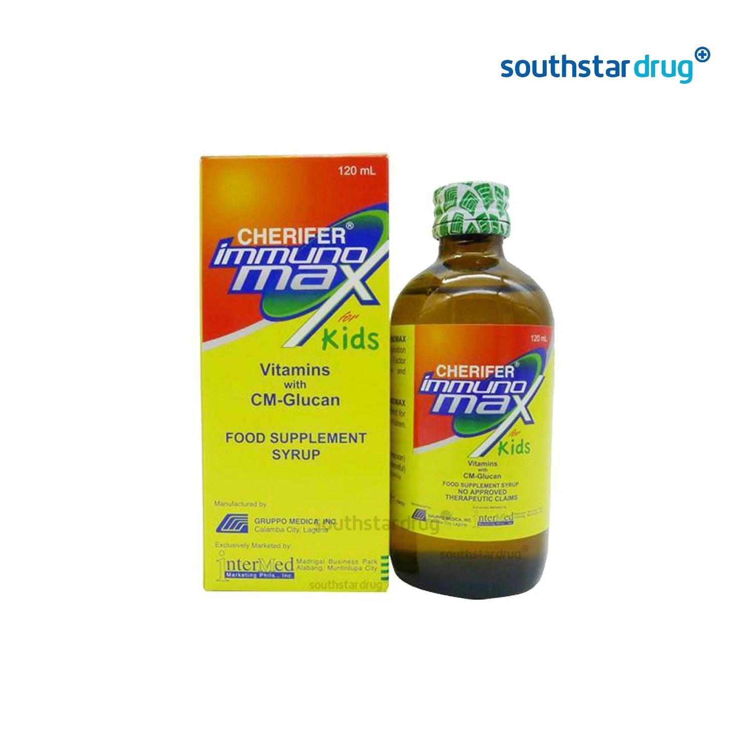 Cherifer Immunomax For Kids 120ml Syrup - Southstar Drug