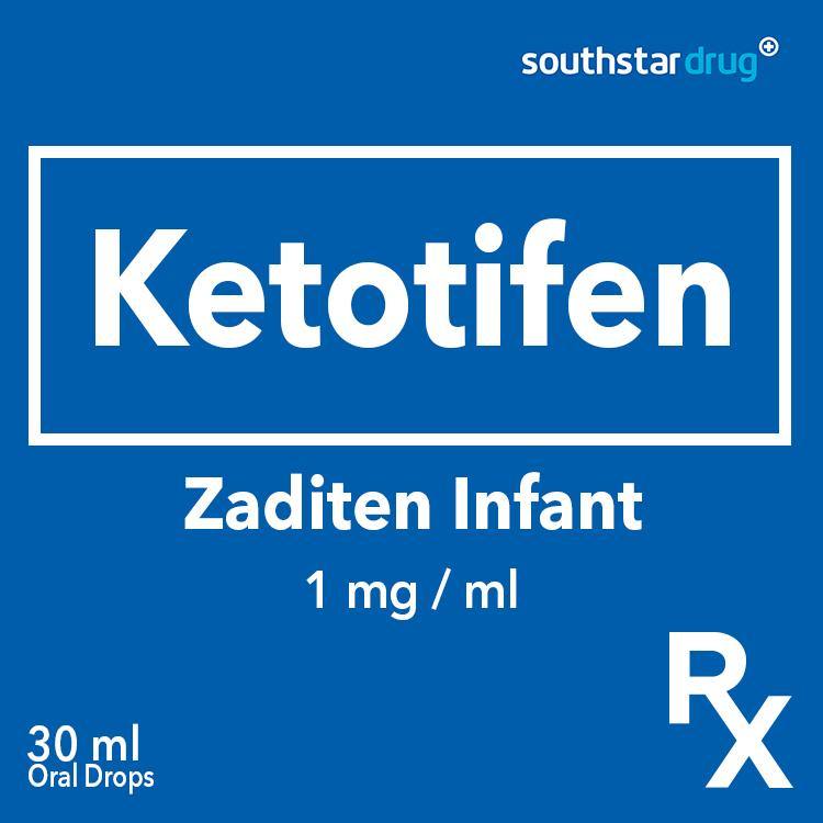 Rx: Zaditen Infant 1mg /ml 30ml Oral Drops - Southstar Drug