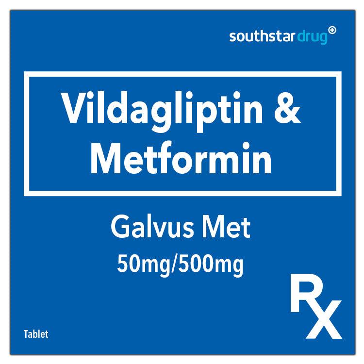Rx: Galvus Met 50mg / 500mg Tablet - Southstar Drug